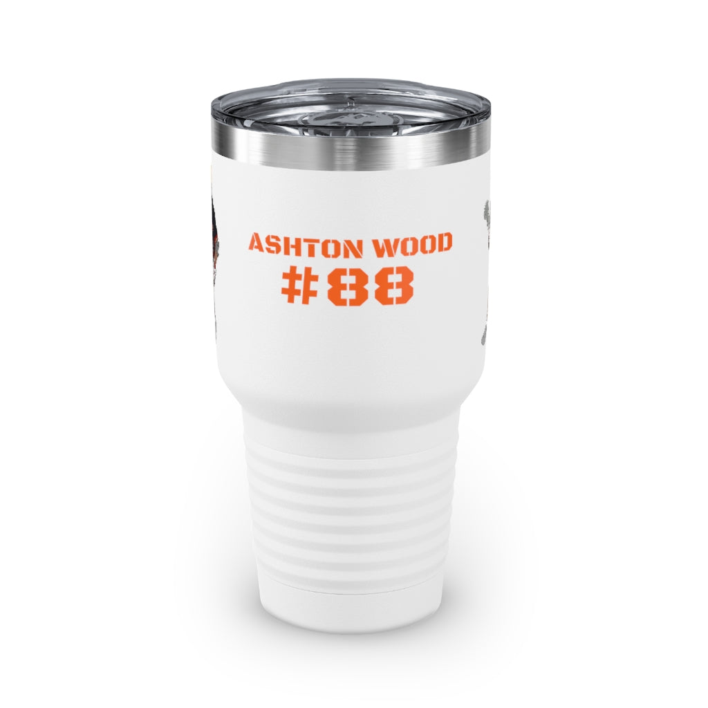 Ashton Wood Tumbler, 30oz